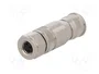 HARTING Conector M8 de 3 pines, hembra, recto e IP67
