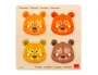 Diset - Goula Puzzle de Madera Las Emociones, Juguete Educativo para Niños de 3 a 4 Años, Caja Multilingüe (ES/EN/FR/DE/IT/PT/NL/CA)