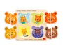 Diset - Goula Puzzle de Madera Las Emociones, Juguete Educativo para Niños de 3 a 4 Años, Caja Multilingüe (ES/EN/FR/DE/IT/PT/NL/CA)