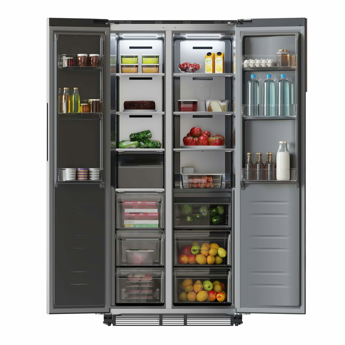 Frigorífico americano Cecotec Bolero CoolMarket SBS 436 SBI Acero 436 L