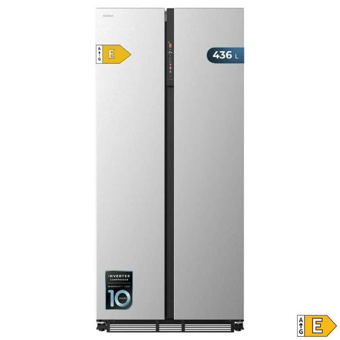 Frigorífico americano Cecotec Bolero CoolMarket SBS 436 SBI Acero 436 L