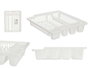 Kinvara Escurridor Plato Plástico Grande Blanco 46 x 8 x 37.5 cm (Set de 12)