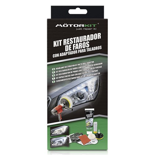 Abc Kit Restaurador Faros Adapt Taladros Motorkit CS6