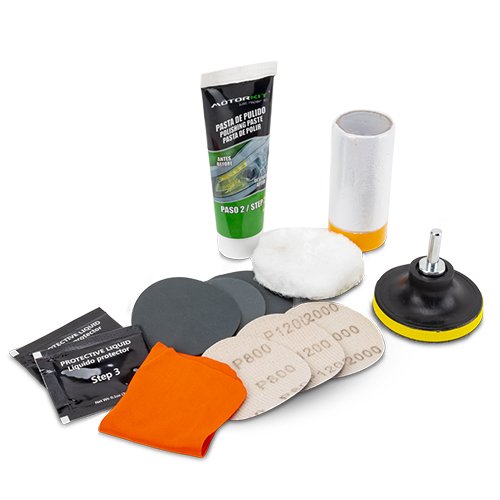 Abc Kit Restaurador Faros Adapt Taladros Motorkit CS6