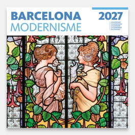 TRIANGLE POSTALS Calendario de Pared 2027 Modernisme 30x30 cm