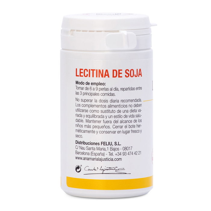 ANA MARIA LAJUSTICIA Lecitina de Soja 90 Perlas ANA MARIA LAJUSTICIA Lecitina de Soja 90 Perlas