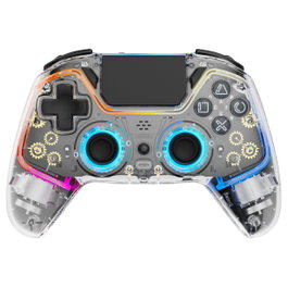 Deltaco Gaming Mando Inalámbrico Transparente para PlayStation 4