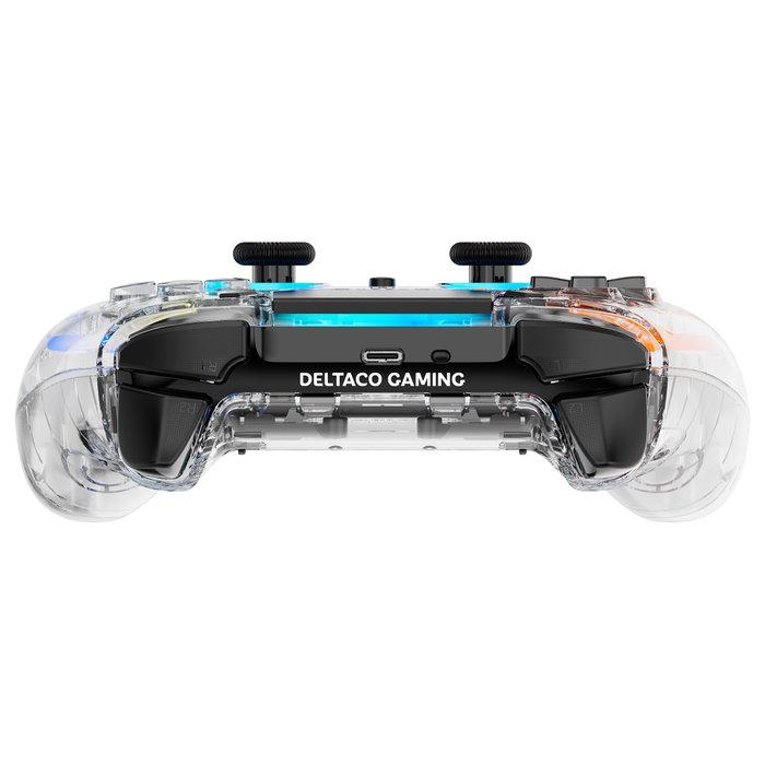 Deltaco Gaming GAM-169-T Wireless Controller Transparente para PlayStation 4 y más