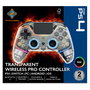 Deltaco Gaming GAM-169-T Wireless Controller Transparente para PlayStation 4 y más