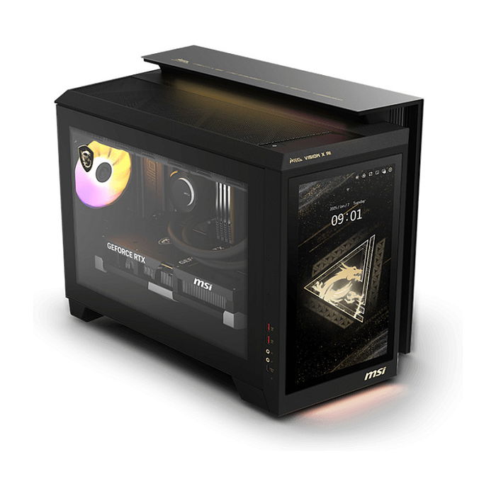 MSI MEG Vision X AI 2NVR7-236AT CU7, PC Gaming, Intel Core Ultra 7 265K, 64GB DDR5, 2TB SSD M.2 NVMe, NVIDIA GeForce RTX 5070 Ti 16GB, Windows 11 Home MSI MEG Vision X AI 2NVR7-236AT CU7, PC Gaming, Intel Core Ultra 7 265K, 64GB DDR5, 2TB SSD M.2 NVMe, NVIDIA GeForce RTX 5070 Ti 16GB, Windows 11 Home