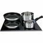 Arthur Martin AM1275 Batería de cocina de acero inoxidable de 15 piezas con mango extraíble