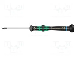WERA Destornillador de precisión Kraftform Micro HEX 5/64 pulgadas