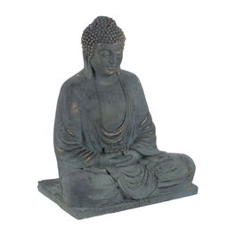 Figura Decorativa Beige Gris Buda 50 x 35 x 62 cm