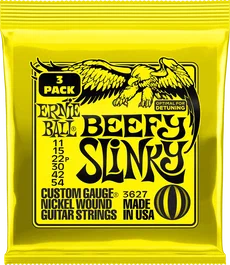 Ernieball Beefy Slinky Tripack Cuerdas para Guitarra Eléctrica 11-54
