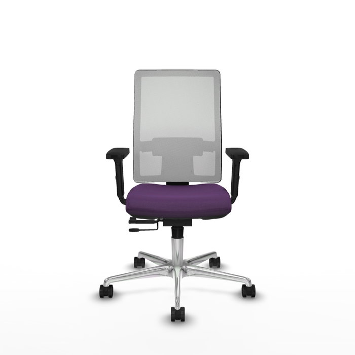 PIQUERAS Y CRESPO Silla de oficina Horna Morado y Blanco