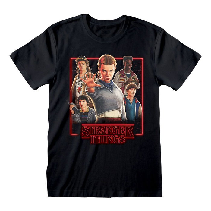 Stranger Things Camiseta Characters in Glowing Box talla L Stranger Things Camiseta Characters in Glowing Box talla L