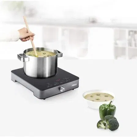 Princess Placa de Inducción 303010, 1 Placa de 200mm, 1800W, Negra Princess Placa de Inducción 303010, 1 Placa de 200mm, 1800W, Negra