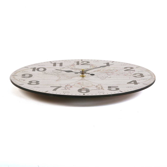 Reloj de Pared Versa World Madera (28 x 28 x 9 cm) Reloj de Pared Versa World Madera (28 x 28 x 9 cm)