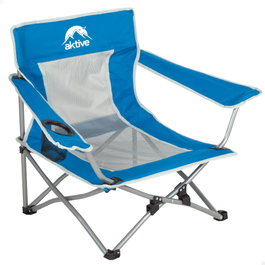 Aktive Silla baja plegable antivuelco azul