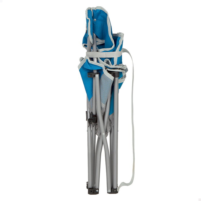 Aktive Silla baja plegable antivuelco azul