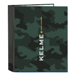 Safta Carpeta de 4 Anillas Kelme Camo Lomo Ancho