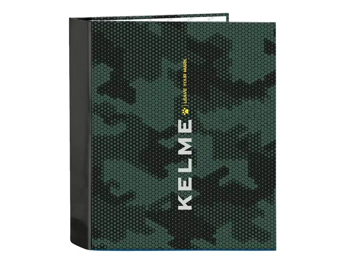 Safta Carpeta de cartón folio 4 anillas Kelme camo Safta Carpeta de cartón folio 4 anillas Kelme camo