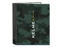 Safta Carpeta de cartón folio 4 anillas Kelme camo
