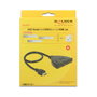 DeLOCK HDMI UHD Switch 3 x 1 4K 60 Hz con cable integrado de 50 cm
