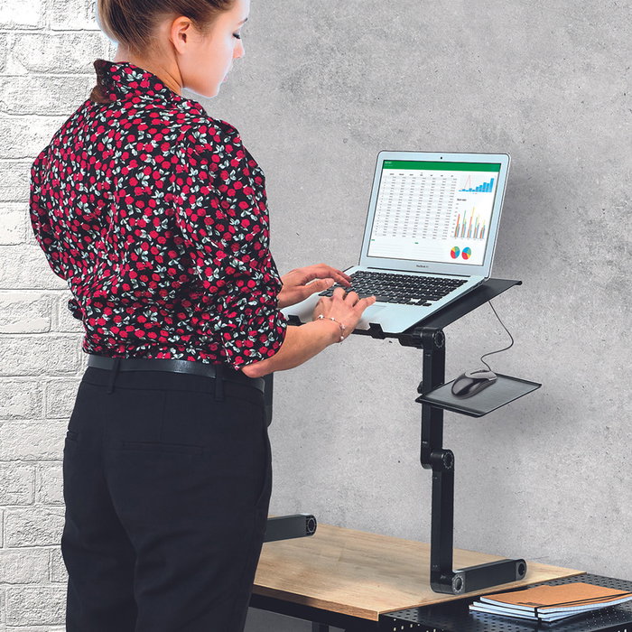 Be Mix Soporte para Ordenador Portátil Regulable