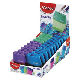 Maped Shaker Doble con Depósito de Sacapuntas (Pack de 20)
