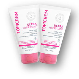 Topicrem UH CREMA DE MANOS ULTRA HIDRATANTE Pack 2 x 50 ml con Urea y Glicerina, 24h Hidratación Intensa