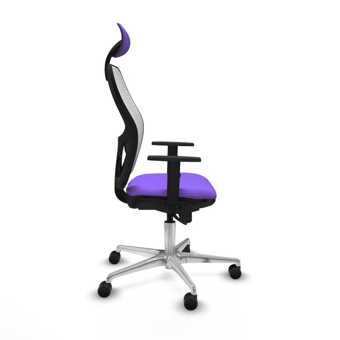 PIQUERAS Y CRESPO Silla de oficina Jorquera Lila y Blanca PIQUERAS Y CRESPO Silla de oficina Jorquera Lila y Blanca