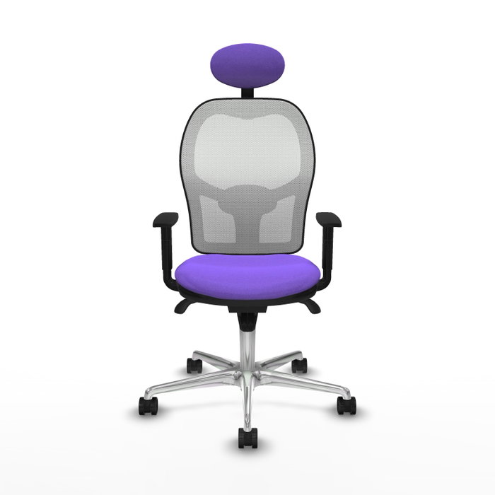 PIQUERAS Y CRESPO Silla de oficina Jorquera Lila y Blanca PIQUERAS Y CRESPO Silla de oficina Jorquera Lila y Blanca