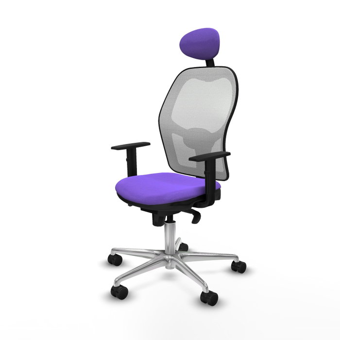 PIQUERAS Y CRESPO Silla de oficina Jorquera Lila y Blanca PIQUERAS Y CRESPO Silla de oficina Jorquera Lila y Blanca
