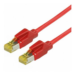 SECOMP DRAKA Patchkabel Cat.6A (Class EA) S/FTP, UC900 TM31, LSOH, rojo, 5 m