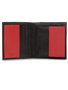 Set Guess: Guess, Leather Keyring, Black + Daelon, Leather Wallet, Small Billfold, Red/Black, For Men