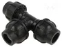 GEBO Conector de Apriete en T para Tuberías PE de 25mm