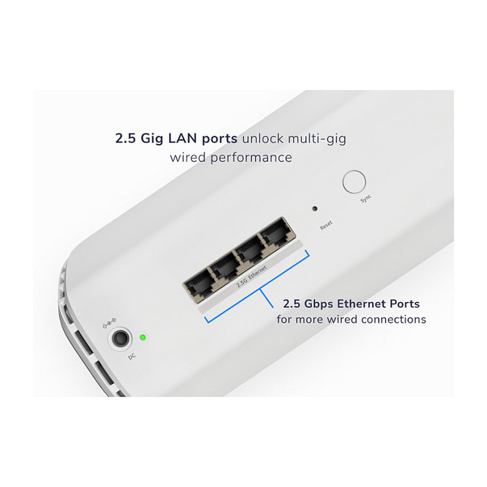 NETGEAR Orbi 870 MESH-SATELLITE Satélite de Malla Wi-Fi 7 Tribanda hasta 277 m² NETGEAR Orbi 870 MESH-SATELLITE Satélite de Malla Wi-Fi 7 Tribanda hasta 277 m²