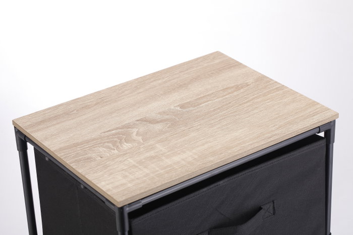 Confortime Cajonera de TNT y Madera con 3 Cajones