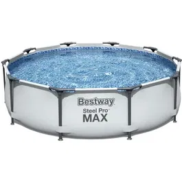 Bestway Steel Pro MAX 56406 - Piscina Elevada 305 x 76 cm con Sistema FrameLink, Fácil Montaje