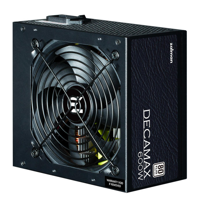 Zalman Decamax Unidad de Fuente de Alimentación 600W ATX Negro