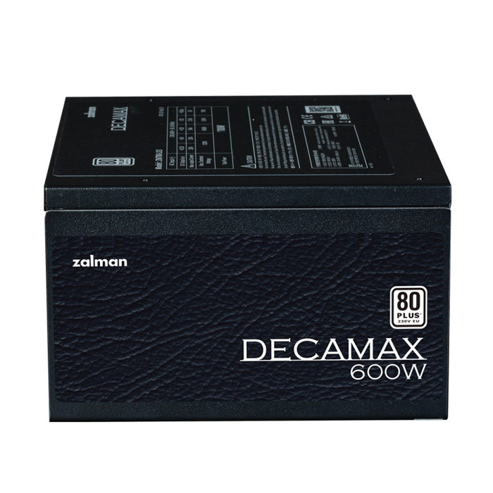 Zalman Decamax Unidad de Fuente de Alimentación 600W ATX Negro