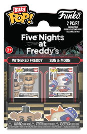 Funko Pack de 2 Figuras Bitty POP! de Five Nights at Freddy's Withered Freddy & Sun & Moon
