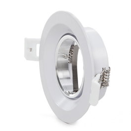 Aro Foco Downlight Circular GU10 Ø92mm - Blanco