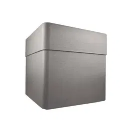 Eda Jardinera Cuadrada de 40 cm con Ruedas, 26 L, Uso Exterior/Interior, Color Topo - 39x39x39 cm