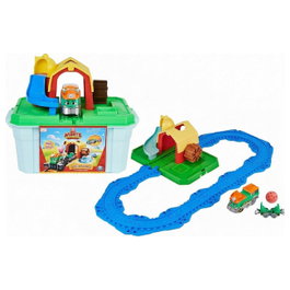 Spinmaster Mighty Express Farmbahnhof con Farm-Frieda