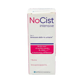 SPECCHIASOL Nocist Intensive 7Sbrs. D-manosa, N-acetilcisteína, Arándano Rojo PACs y Abedul para el tracto urinario