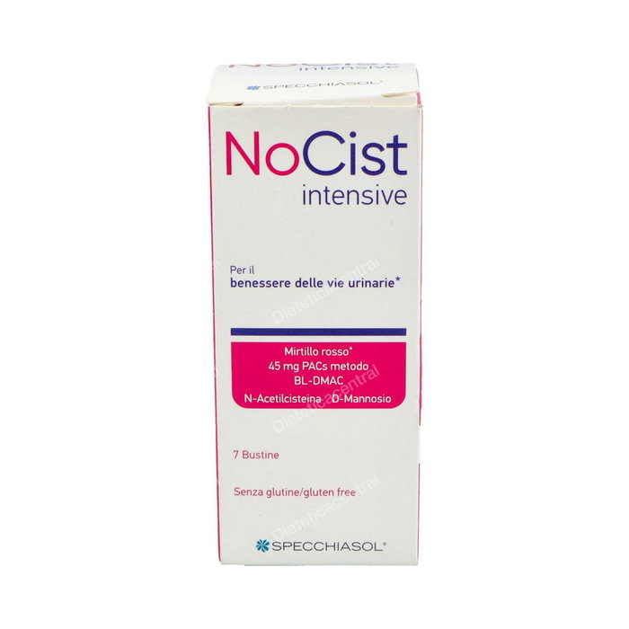 SPECCHIASOL Nocist Intensive 7Sbrs. D-manosa, N-acetilcisteína, Arándano Rojo PACs y Abedul para el tracto urinario