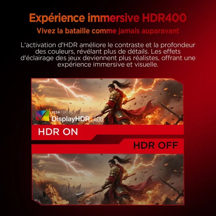 HKC Monitor Gamer 27" QHD (2560x1440) 200Hz Panel IPS 1ms G27H2DPro HKC6940017327476