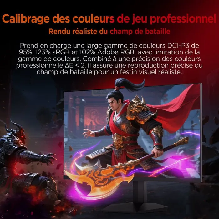 HKC Monitor Gamer 27" QHD (2560x1440) 200Hz Panel IPS 1ms G27H2DPro HKC6940017327476